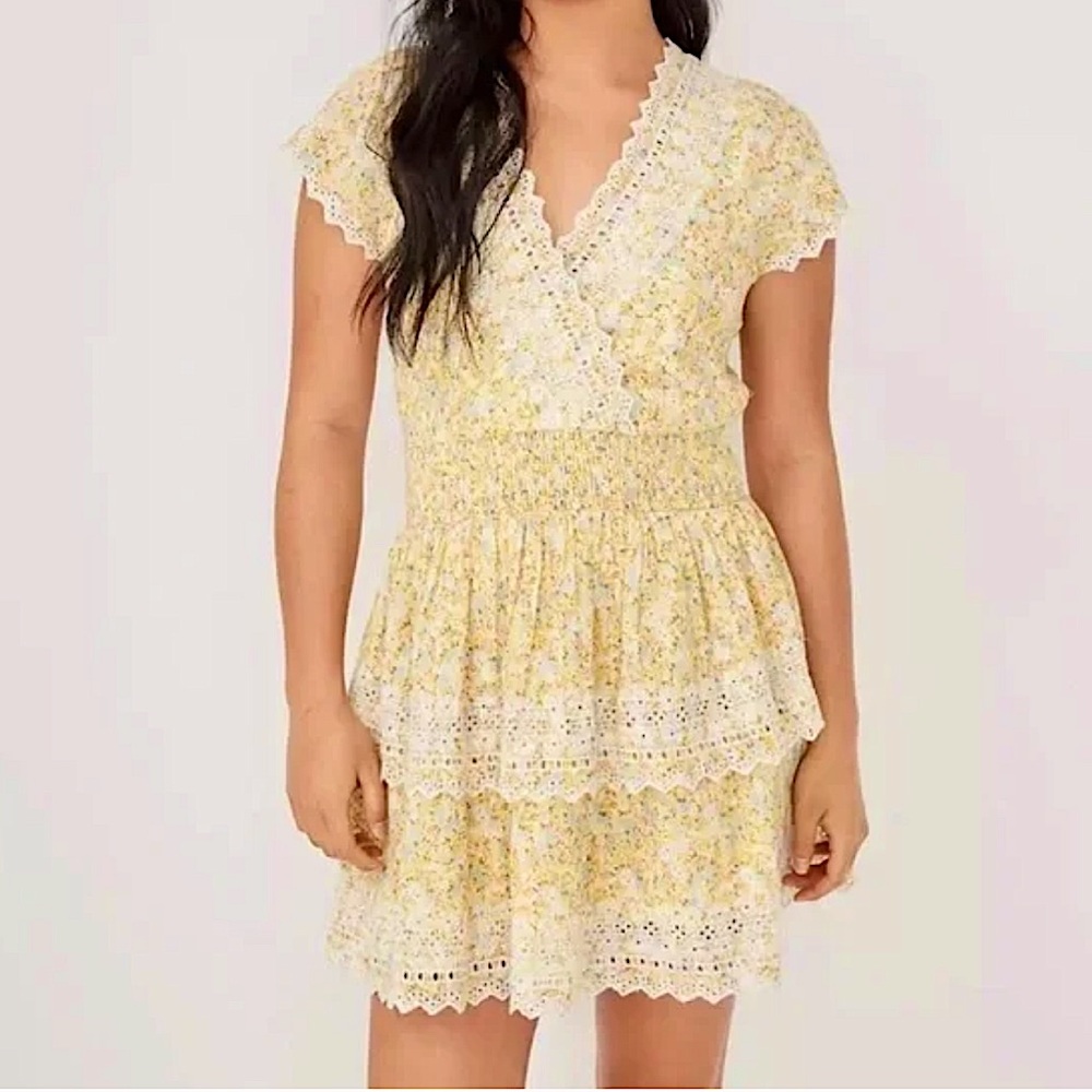 American Eagle garden party wrap dress